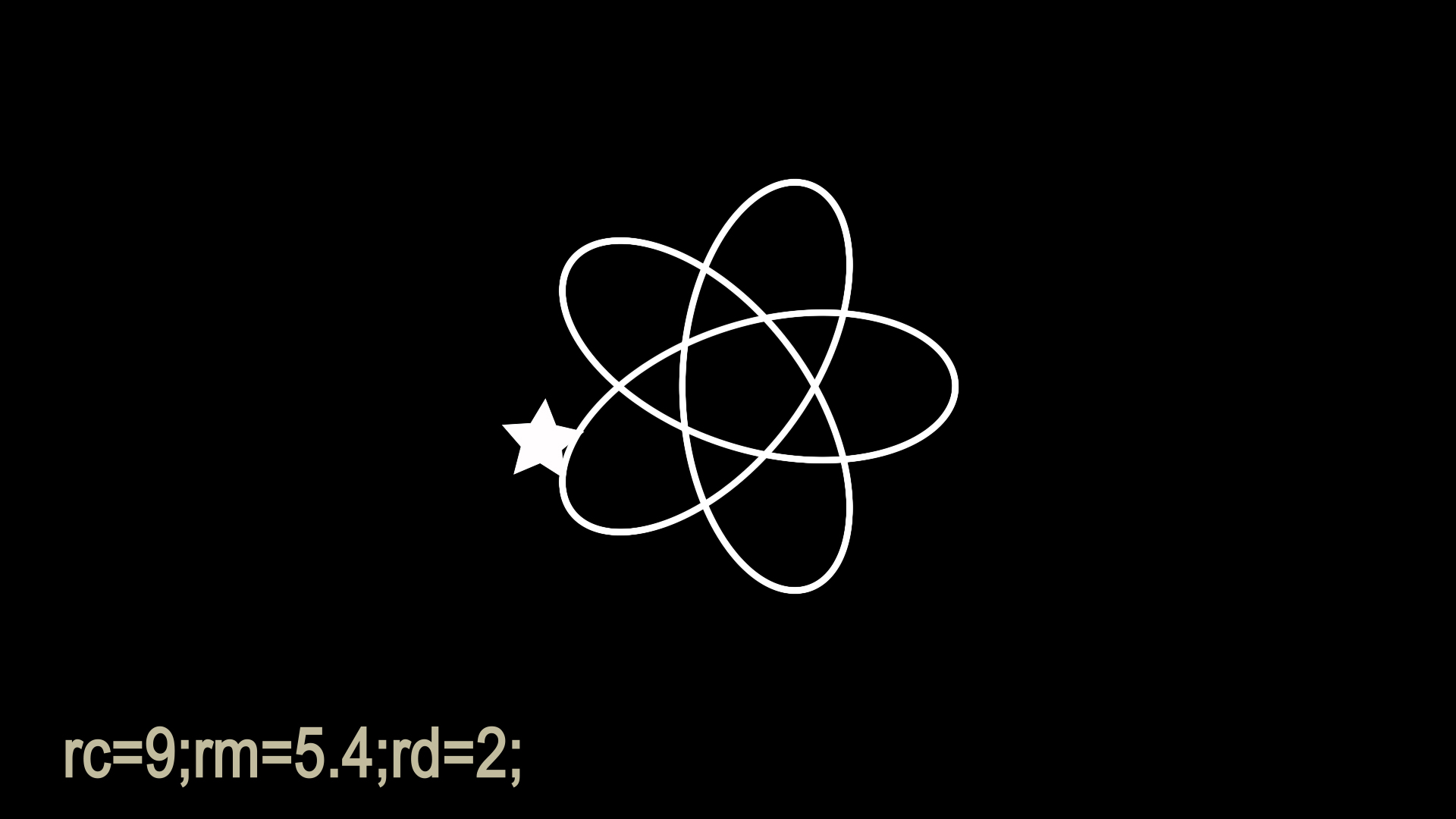 rc=9;rm=5.4;rd=2;トロコイドプロジェクト